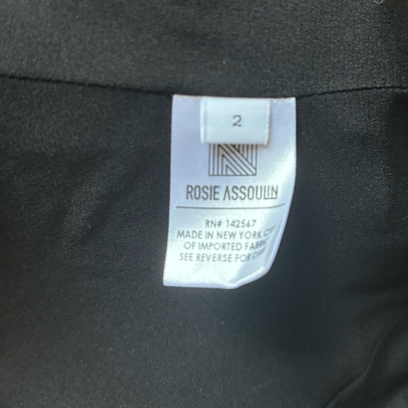 NWOT Rosie Assoulin U-Turn Fitted Mikado Blazer Tailored Silk Jacket $1795 - Picture 14 of 15